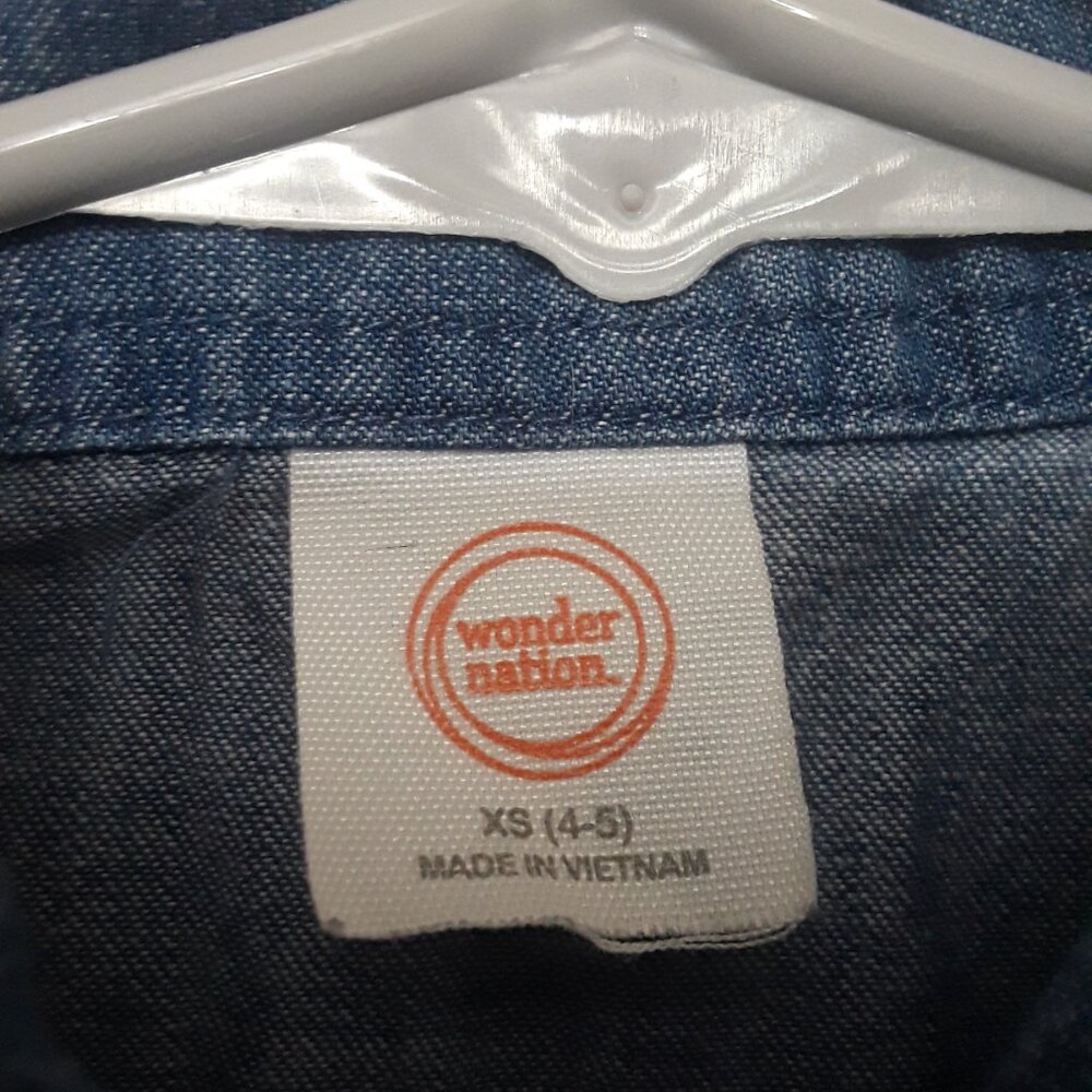 Blue Denim Button-Up Dress - Picture 2 of 4